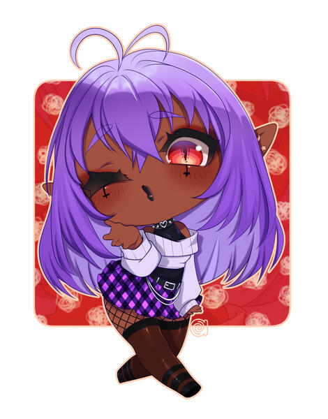 Kissy Face Chibi